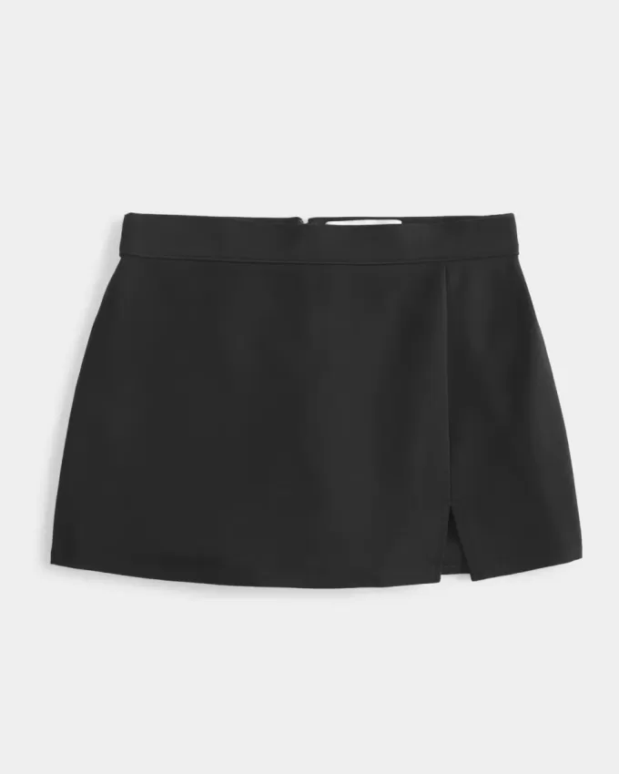 High-Rise Ponte Mini-Skort in A-Linie High-Rise Ponte Mini-Skort in A-Linie