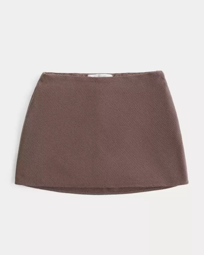 Hoch geschnittener A-Linien-Mini-Skort Hoch geschnittener A-Linien-Mini-Skort