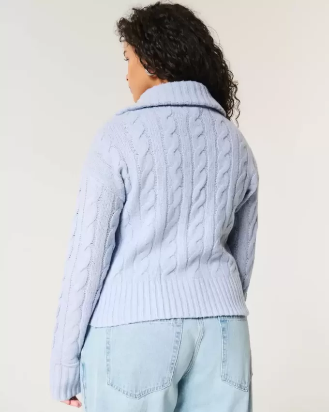Hollister – Bequemer Cloud-Pullover mit Reißverschluss Hollister – Bequemer Cloud-Pullover mit Reißverschluss