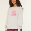 Hollister – Bequemer Pullover mit Cloud-Rose-Grafik Hollister – Bequemer Pullover mit Cloud-Rose-Grafik