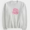 Hollister – Bequemer Pullover mit Cloud-Rose-Grafik Hollister – Bequemer Pullover mit Cloud-Rose-Grafik