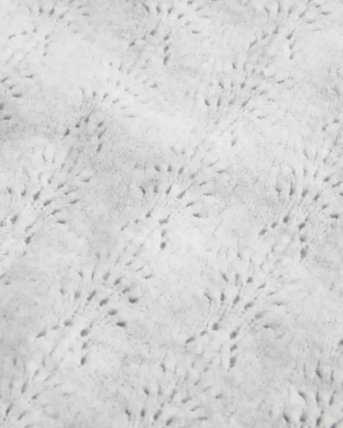 Hollister – Bequemer, schulterfreier Pullover mit Cloud-Stickerei