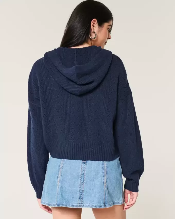 Hollister – Comfy Cloud – Kapuzenpullover mit Reißverschluss Hollister – Comfy Cloud – Kapuzenpullover mit Reißverschluss