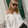 Hollister – Comfy Cloud – Oversize-Pullover mit V-Ausschnitt Hollister – Comfy Cloud – Oversize-Pullover mit V-Ausschnitt