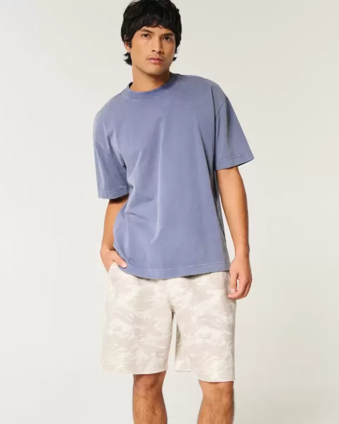 Hollister – Feel Good – Baggy-Shorts aus Fleece über dem Knie Hollister – Feel Good – Baggy-Shorts aus Fleece über dem Knie
