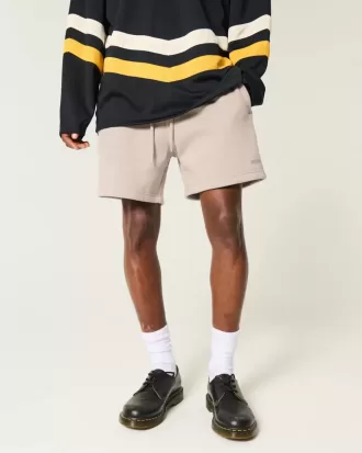 Hollister – Feel Good – Lockere Shorts aus Fleece bis zur Mitte des Oberschenkels