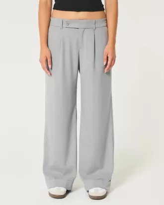 Hollister – Livvy – Hose mit niedriger Leibhöhe und weitem Bein
