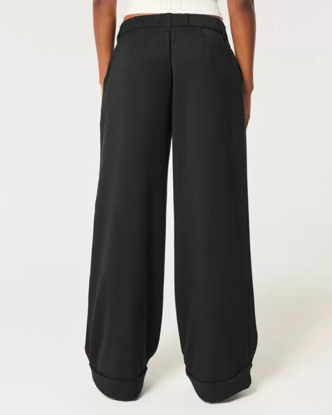 Hollister – Livvy – Hose mit niedriger Leibhöhe und weitem Bein Hollister – Livvy – Hose mit niedriger Leibhöhe und weitem Bein
