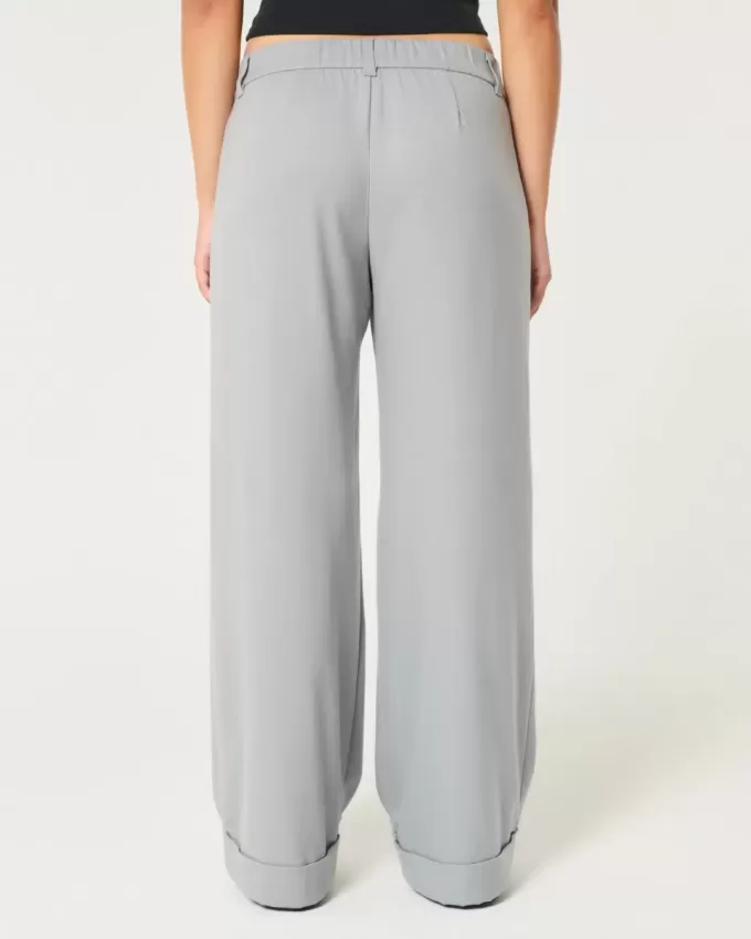 Hollister – Livvy – Hose mit niedriger Leibhöhe und weitem Bein Hollister – Livvy – Hose mit niedriger Leibhöhe und weitem Bein