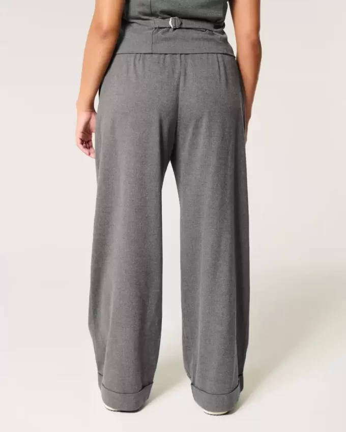 Hollister – Livvy – Hose mit niedriger Leibhöhe und weitem Bein Hollister – Livvy – Hose mit niedriger Leibhöhe und weitem Bein
