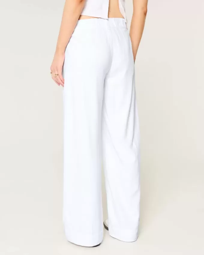 Hollister – Livvy – Hose mit niedriger Leibhöhe und weitem Bein Hollister – Livvy – Hose mit niedriger Leibhöhe und weitem Bein