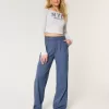 Hollister – Livvy – Hose mit ultrahohem Bund und weitem Bein Hollister – Livvy – Hose mit ultrahohem Bund und weitem Bein