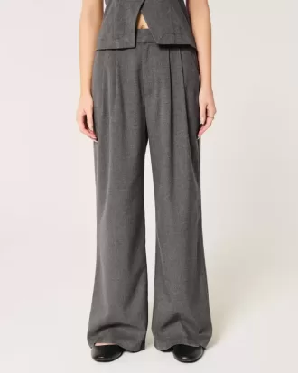 Hollister – Livvy – Hose mit ultrahohem Bund und weitem Bein Hollister – Livvy – Hose mit ultrahohem Bund und weitem Bein