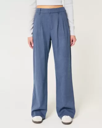 Hollister – Livvy – Hose mit ultrahohem Bund und weitem Bein Hollister – Livvy – Hose mit ultrahohem Bund und weitem Bein