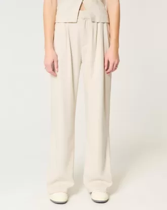 Hollister – Livvy – Hose mit ultrahohem Bund und weitem Bein Hollister – Livvy – Hose mit ultrahohem Bund und weitem Bein