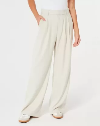 Hollister – Livvy – Hose mit ultrahohem Bund und weitem Bein Hollister – Livvy – Hose mit ultrahohem Bund und weitem Bein