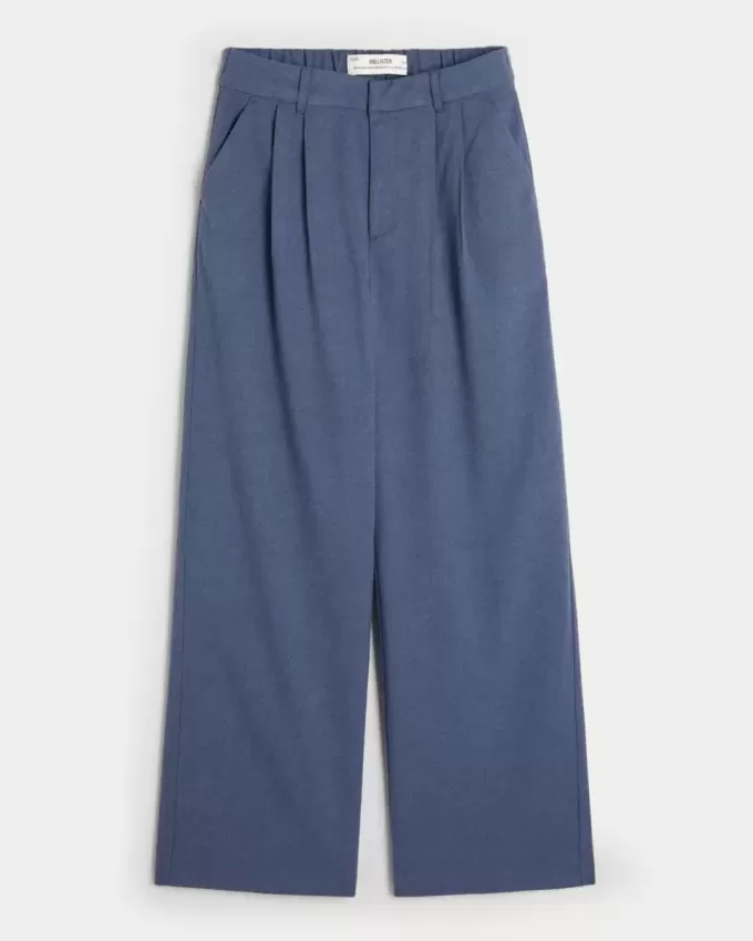 Hollister – Livvy – Hose mit ultrahohem Bund und weitem Bein Hollister – Livvy – Hose mit ultrahohem Bund und weitem Bein