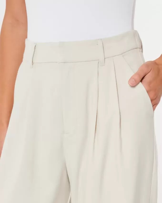 Hollister – Livvy – Hose mit ultrahohem Bund und weitem Bein Hollister – Livvy – Hose mit ultrahohem Bund und weitem Bein