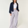 Hollister – Livvy – Ultrahoch geschnittene Hose aus Leinenmischung mit weitem Bein Hollister – Livvy – Ultrahoch geschnittene Hose aus Leinenmischung mit weitem Bein