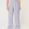 Hollister – Livvy – Ultrahoch geschnittene Hose aus Leinenmischung mit weitem Bein Hollister – Livvy – Ultrahoch geschnittene Hose aus Leinenmischung mit weitem Bein