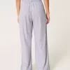 Hollister – Livvy – Ultrahoch geschnittene Hose aus Leinenmischung mit weitem Bein Hollister – Livvy – Ultrahoch geschnittene Hose aus Leinenmischung mit weitem Bein