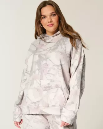 Hollister – Oversize-Kapuzenpullover „Feel Good“