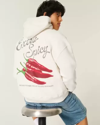 Hoodie mit „Extra Spicy Peppers“-Grafik