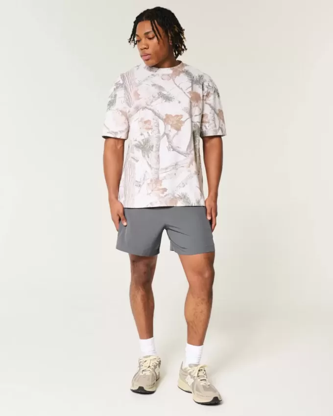 Hybrid-Aktivshorts bis zur Mitte des Oberschenkels Hybrid-Aktivshorts bis zur Mitte des Oberschenkels