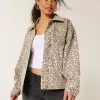 Jeansjacke mit Leopardenmuster Jeansjacke mit Leopardenmuster