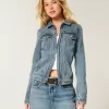 Jeansjacke mit Reißverschluss Jeansjacke mit Reißverschluss