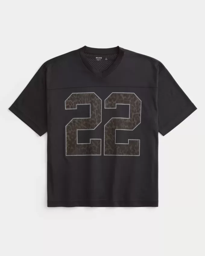 Jersey mit Baggy-Muster und Grafik