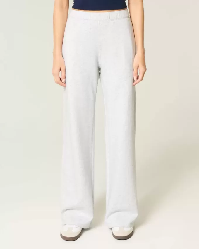 Jogginghose mit weitem Bein und Herztasche Jogginghose mit weitem Bein und Herztasche