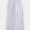 Jogginghose mit weitem Bein und Logo Jogginghose mit weitem Bein und Logo