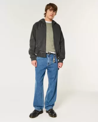 Kapuzenjacke mit Reißverschluss