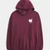 Kapuzenpullover mit Apple-Grafik Kapuzenpullover mit Apple-Grafik