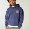 Kapuzenpullover mit Erdbeer-Logo-Grafik Kapuzenpullover mit Erdbeer-Logo-Grafik