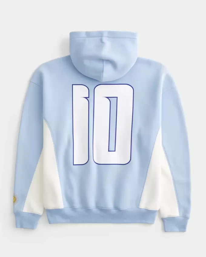Kapuzenpullover mit Grafik des argentinischen Fußballverbands Kapuzenpullover mit Grafik des argentinischen Fußballverbands