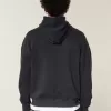 Kapuzenpullover mit kastenförmigem Totenkopf-Grafik Kapuzenpullover mit kastenförmigem Totenkopf-Grafik