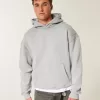 Kapuzenpullover mit kastiger Naht Kapuzenpullover mit kastiger Naht