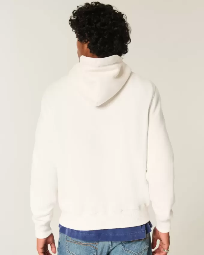 Kapuzenpullover mit Laguna-Grafik und Surf-Crew-Grafik und Waffelfutter Kapuzenpullover mit Laguna-Grafik und Surf-Crew-Grafik und Waffelfutter