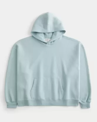 Kapuzenpullover mit rechteckiger Passform
