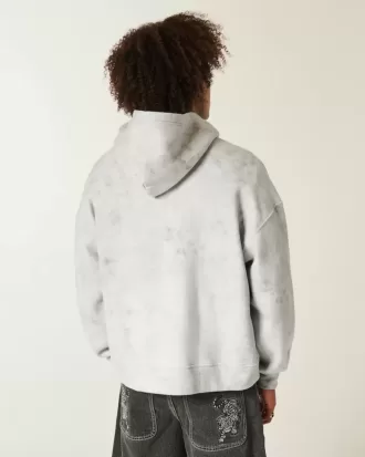 Kapuzenpullover mit rechteckiger Passform