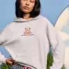 Kapuzenpullover mit Teddybär-Grafik Kapuzenpullover mit Teddybär-Grafik