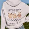 Kapuzenpullover mit Teddybär-Grafik Kapuzenpullover mit Teddybär-Grafik