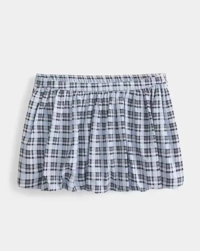 Karierter Bubble-Minirock Karierter Bubble-Minirock