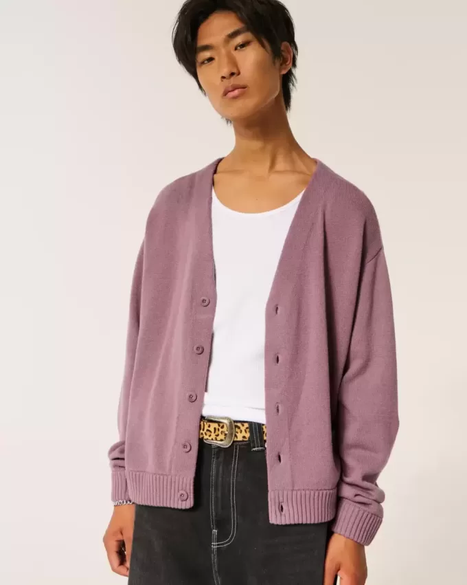 Kastenförmiger Cardigan Kastenförmiger Cardigan