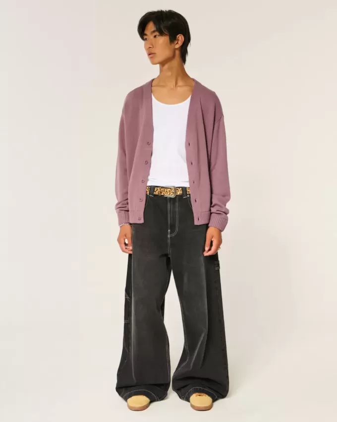 Kastenförmiger Cardigan Kastenförmiger Cardigan