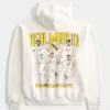 Kastenförmiger Hoodie mit Real Madrid CF-Grafik Kastenförmiger Hoodie mit Real Madrid CF-Grafik