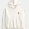 Kastenförmiger Hoodie mit Real Madrid CF-Grafik Kastenförmiger Hoodie mit Real Madrid CF-Grafik