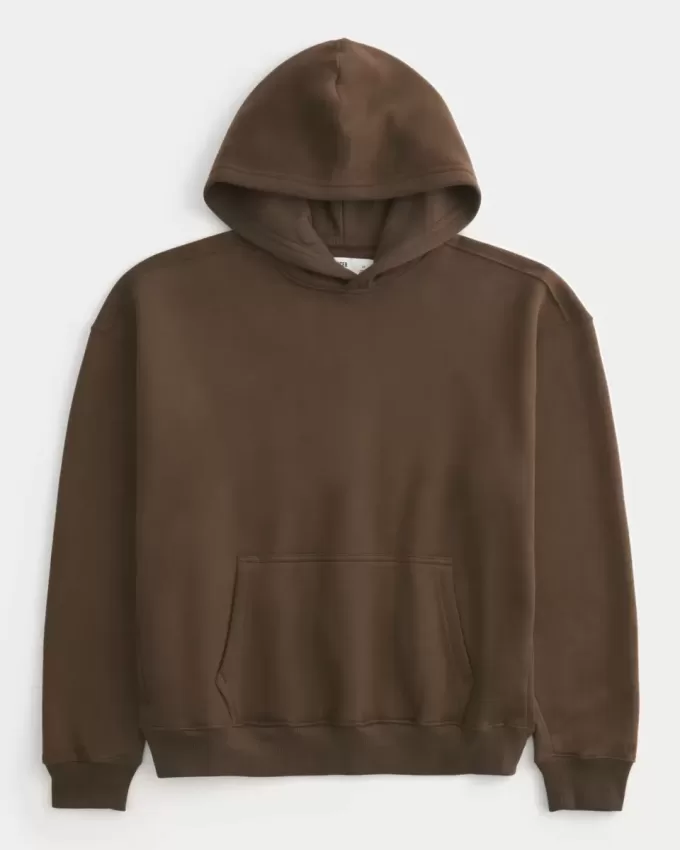 Kastenförmiger Kapuzenpullover Kastenförmiger Kapuzenpullover
